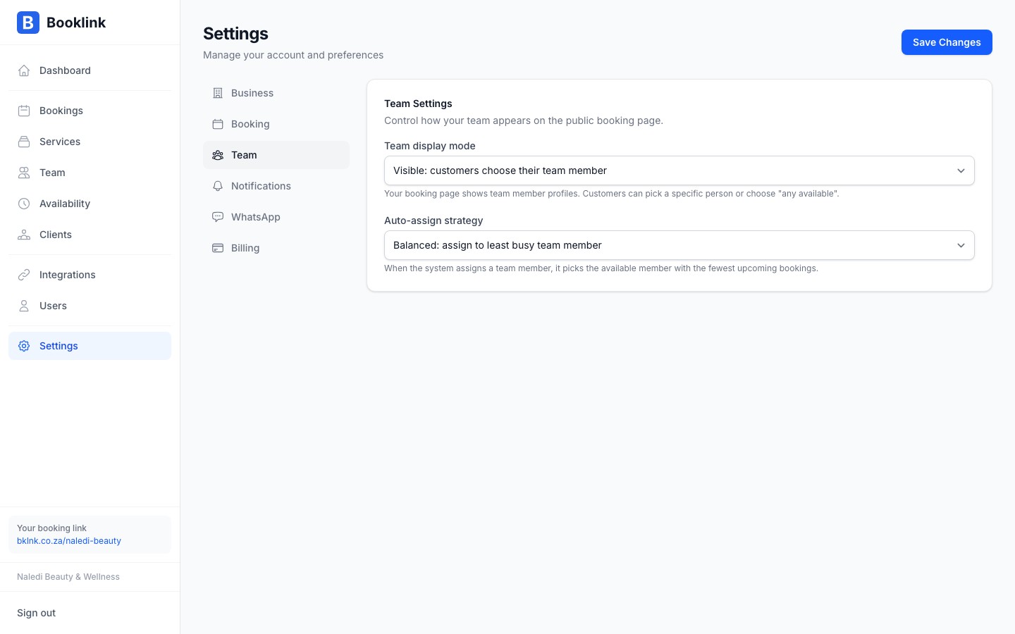 Auto-assign strategy setting with priority and balanced options